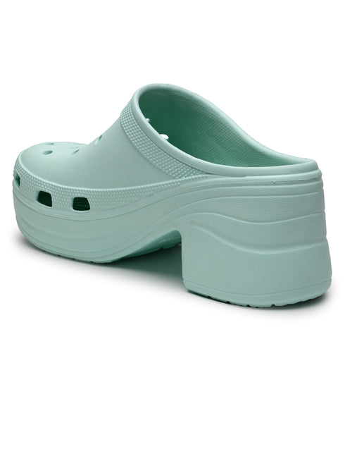 Empress Chic Heeled Clogs for Women