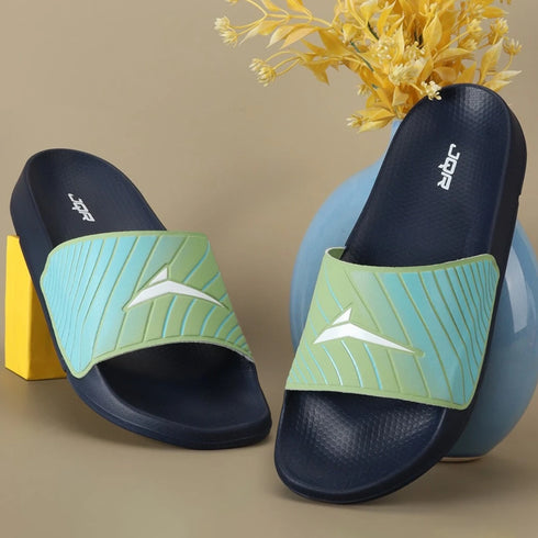 Bold Striped Sliders For Men